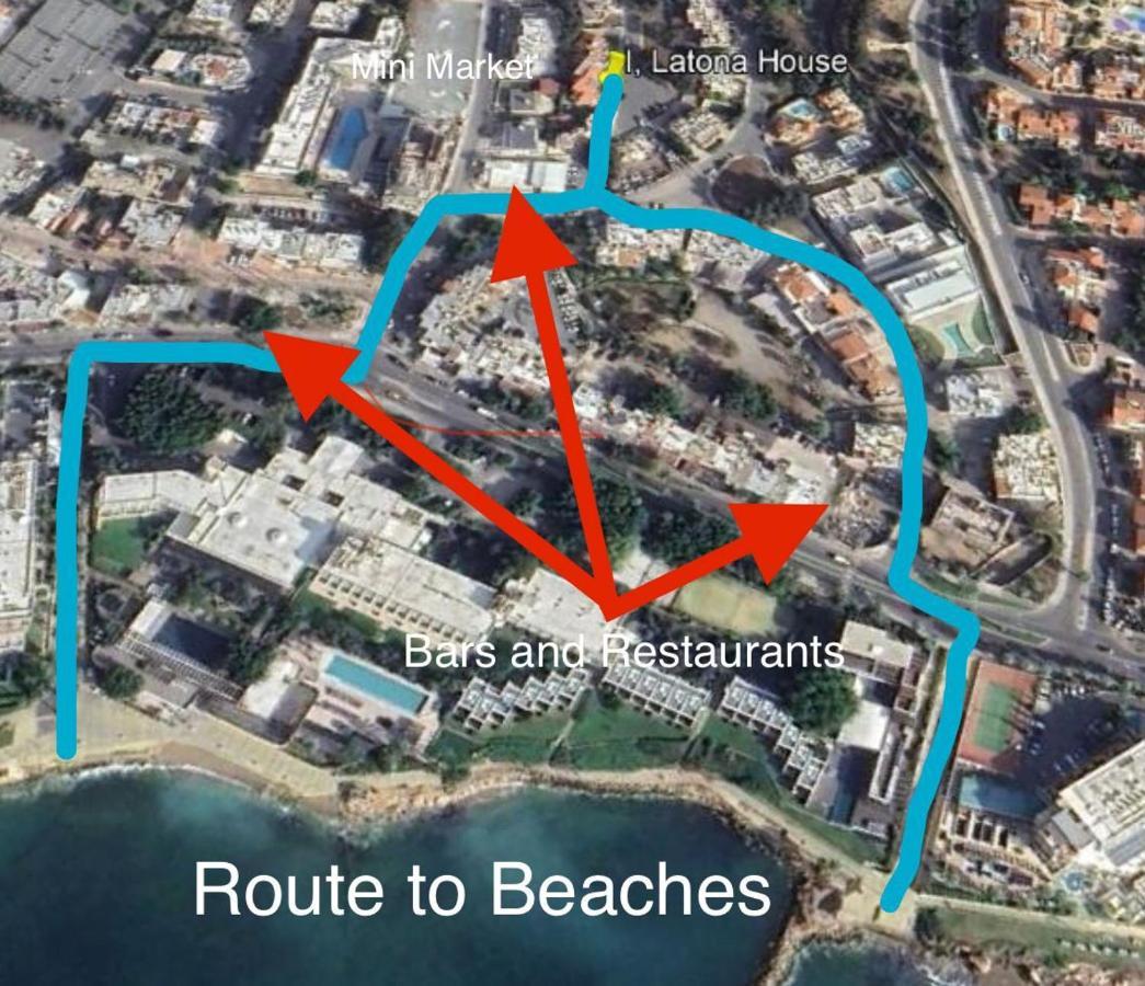 Seaside Maisonette 200M From Sea Paphos Exterior photo
